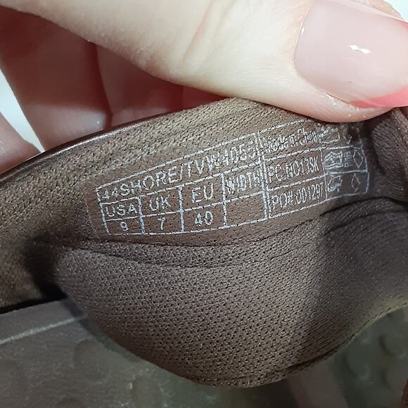 Vionic Orthaheel Shore Slide Sandals Bronze Slip On Orthotic Womens 9 Adjustable - Picture 8 of 8